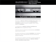 Tablet Screenshot of gaggenau.mallorcaserviciotecnico.es